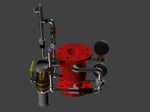 4f-fmodelj-1alarmvalve-verticaltrim 3D Model