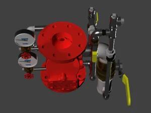 4f-fmodelj-1alarmvalve-verticaltrim 3D Model