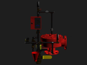 4inchf-fmodele-1delugevalvewithconventionaltrim Modello 3D