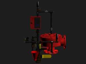 4inchf-fmodele-1delugevalvewithconventionaltrim 3D Model