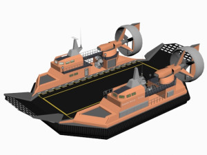 antarctic hovercraft Modelo 3D