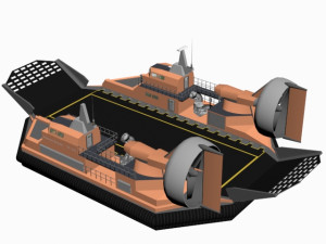 antarctic hovercraft Modèle 3D