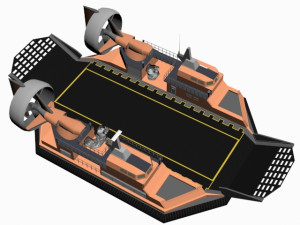 antarctic hovercraft Modèle 3D