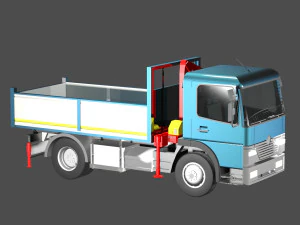 autocarro medio 3D Model