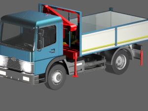 autocarro medio 3D Model