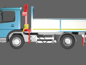 autocarro medio 3D Model