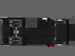 autocarro medio 3D Model