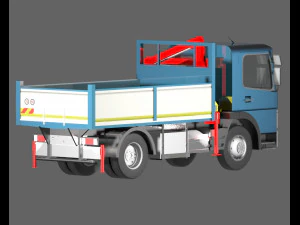 autocarro medio 3D Model