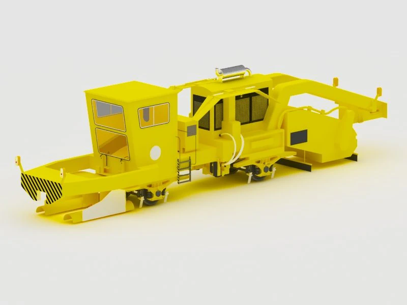 ballast regulating machine pbr-400 3D Model .c4d .max .obj .3ds .fbx .stl .blend 