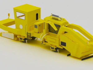 ballast regulating machine pbr-400 3D Model