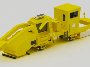 ballast regulating machine pbr-400 3D Model