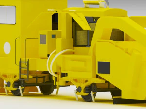 ballast regulating machine pbr-400 3D Model