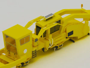 ballast regulating machine pbr-400 3D Model