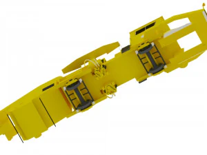 ballast regulating machine pbr-400 3D Model