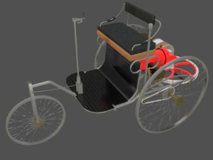 benz patent motorwagen 3D Model