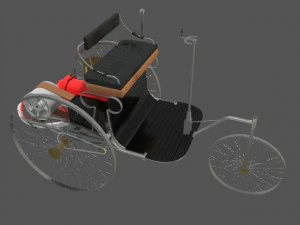 benz patent motorwagen 3D Model