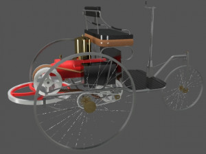 benz patent motorwagen 3D-Modell