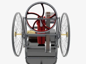benz patent motorwagen 3D Model