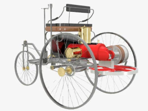benz patent motorwagen 3D Model