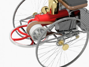 benz patent motorwagen 3D-Modell