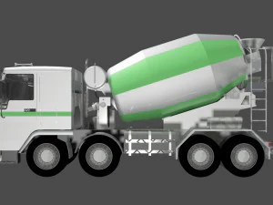 betoniera volvo 3D Model