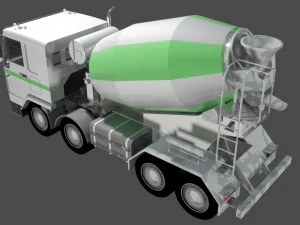 betoniera volvo 3D Model