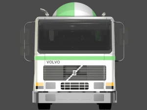 betoniera volvo 3D Model