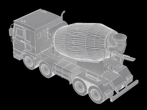 betoniera volvo 3D Model