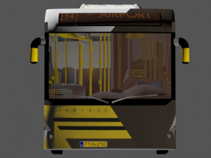 bus montado 3D Model