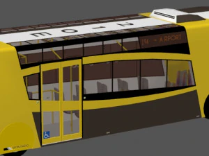 bus montado 3D Model