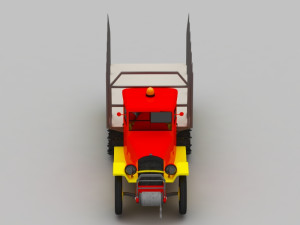 camion chenille 3D Model