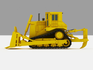 bulldozer 3D Model