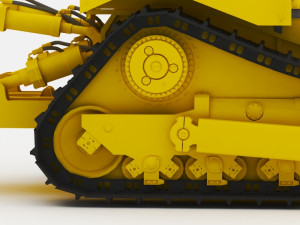 bulldozer 3D Model