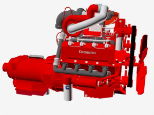 compact v8 twin turbo Modelo 3D