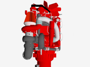 compact v8 twin turbo Modelo 3D