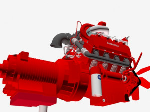 compact v8 twin turbo Modelo 3D