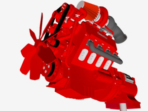 compact v8 twin turbo Modelo 3D