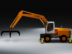 crane 3D मॉडल