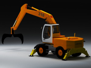 crane 3D मॉडल