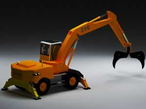 crane 3D मॉडल