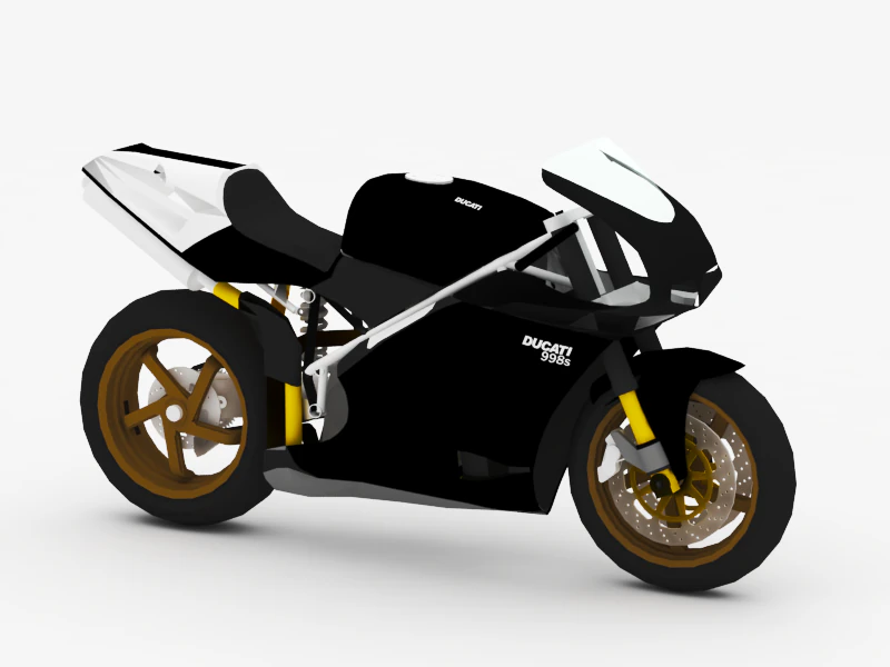 ducati 3D Model .c4d .max .obj .3ds .fbx .stl .blend 