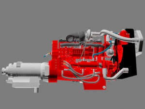 engine 3D Model