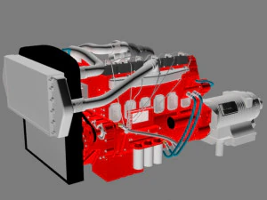 engine 3D Model