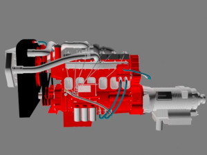 engine 3D 模型