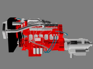 engine 3D Model