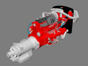 engine 3D Model