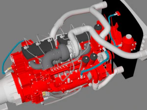 engine 3D Model