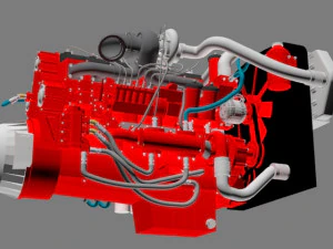 engine 3D Model