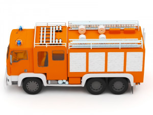 firetruck Model 3D