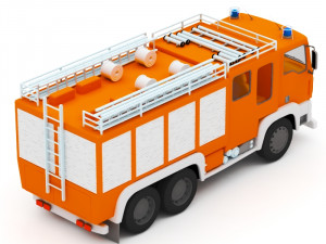 firetruck Model 3D